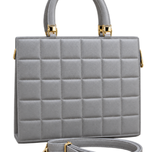Quilted Grey Handbag